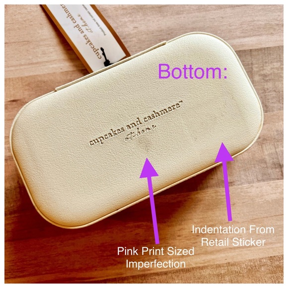 Cupcakes and Cashmere Vegan Leather Leopard Tropical Travel Jewelry Case - Picture 7 of 7